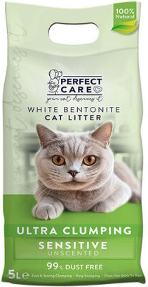 Perfect Care Cat Litter Bentonite Unscented 5lt Sensitive