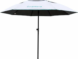 Nattera Umbrelă Plajă 2m Albă