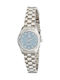 Women's Watch Battery with Silver Stainless Steel Bracelet