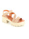Damen Sandalen Beige