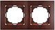 Double Frame Walnut Nilson Alegra