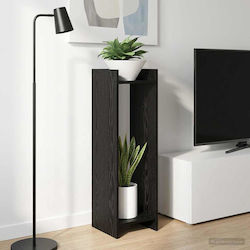 vidaXL Wooden Black Plant Towers 30x30x100cm 2 ...