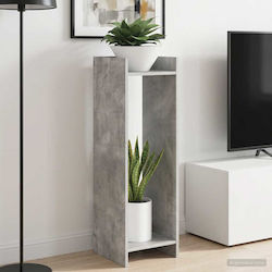 vidaXL Plant Tower Wooden Gray 30x30x100cm