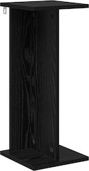 vidaXL Wooden Black Plant Tower 25x25.5x60.5 cm