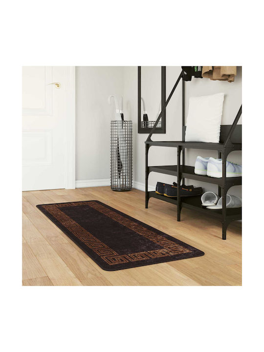 vidaXL Marsa Non-Slip Runner Rug Black 50x150cm