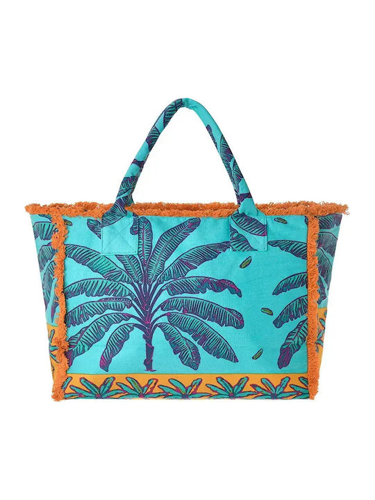 Ble Resort Collection Υφασμάτινη Τσάντα Θαλάσσης Γαλάζια Ble Resort Collection Υφασμάτινη Τσάντα Θαλάσσης Γαλάζια