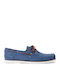 Suede Herren Bootsschuhe in Blau Farbe