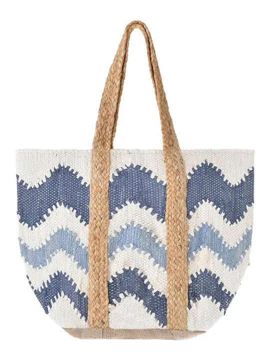 Ble Resort Collection Fabric Blue Beach Bag