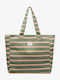 Roxy Fabric Beach Bag Green