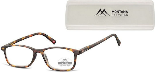 Montana Eyewear Reading Glasses +2.50 In Brown Colour