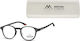 Montana Eyewear Mr52 Γυαλιά Πρεσβυωπίας +2.00 σε Μαύρο χρώμα