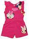 Playsuit Kids Shorts/Bermuda Fabric Minnie Mouse Fuchsia