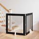 vidaXL Metallic Dog Divider in Black Colour 100...
