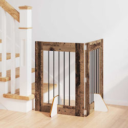 vidaXL Wooden Dog Divider with 2 Panels 120.5x3...