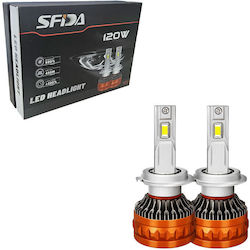 Sfida Car Lamps Led H4 120w 12000 Lumens Set 2 Pieces H4 Led Car Headlight Bulbs Tf227892