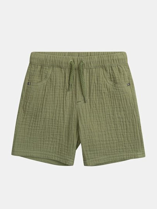Kids Fabric Shorts/Bermuda Green