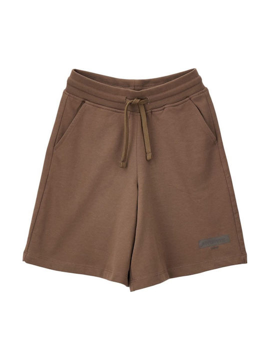 Kids Fabric Brown Shorts/Bermuda