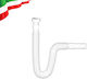 Bonomini Flexible Sink Siphon with 32mm Outlet