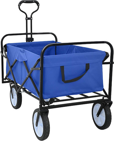 vidaXL System for Lifting / Pulling Equipment Collapsible for Load Capacity up to 200kg in Blue Colour