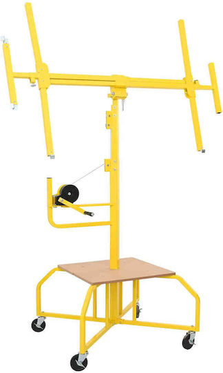 vidaXL System for Transporting / Lifting Loads for Load Weight up to 68kg in Yellow Colour