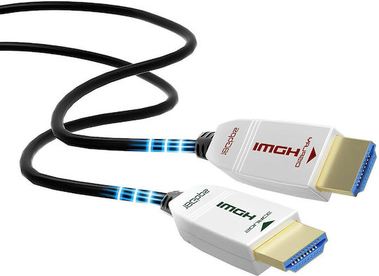 Cablou Hdmi Feizlink 4k 1 M Optic De Viteză Mare 18 Gbps Hdmi 2.0 Hdr10 Arc