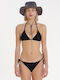 Bikini Set Triangle With Removable Padding & Brazil Black