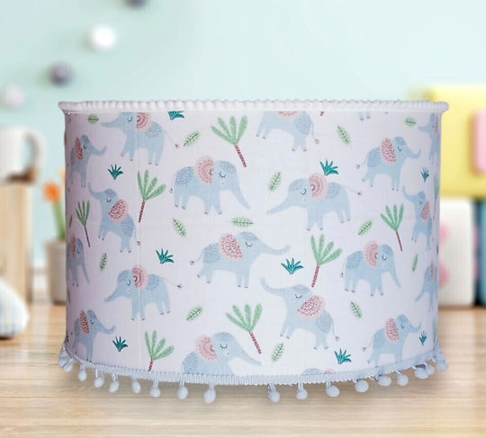 Oxygen Lumină De Tavan Pentru Copii Suspendată Cu Bază E27 Albă 35x25cm