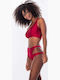 Rot Bustier für Pole Dance