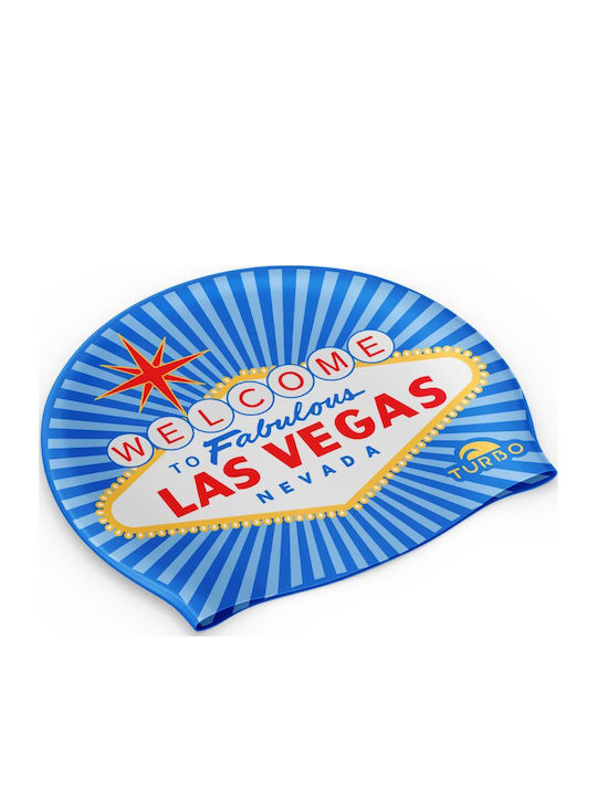 Turbo Σκουφάκι Κολύμβησης Σιλικόνης Las Vegas Turbo Blue