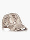 Leather Jockey Cap Mavrudis Mrdline 4910019 Brown Snake Print Unisex