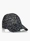 Leather Jockey Cap Mavrudis Mrdline 4910119 Black Print Unisex