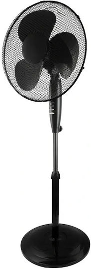 ECG FS40A RB Pedestal Fan 50W Diameter 40cm Black