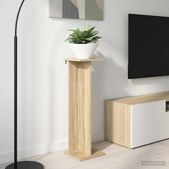 vidaXL Turn De Plante Din Lemn Verde 25x25.5x80.5 cm