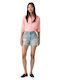 Ribcage Women's Jean Shorts Light Blue