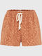 Fbl Damen-Shorts Terry Mocha-mousse