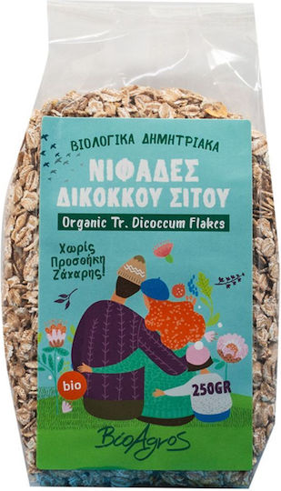 Einkorn Wheat Flakes 250g Bioagros Organic Zea Cereals Sugar-Free