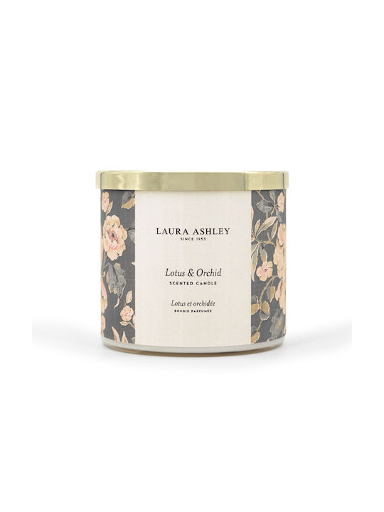Laura Ashley – Kerzen – Kerze – Große Gefäß 400 g – Lotus & Orchidee – A2380