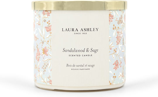 Laura Ashley – Kerzen – Kerze – Große Gefäß 400 g – Sandelholz & Salbei – A2261