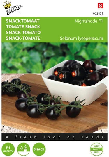 Ντοματίνια Snack Tomato Nightshade F1 – 8 Σπόροι