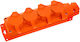 Rubber Base 4-socket Contact Ip44 Orange Horoz