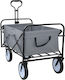 Folding Hand Trolley Gray 94 x 53 x 99 cm Oxford Fabric 42020660 Gray