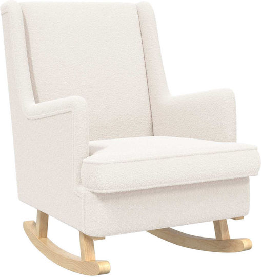 Rocking Armchair Cream 62x80x85cm