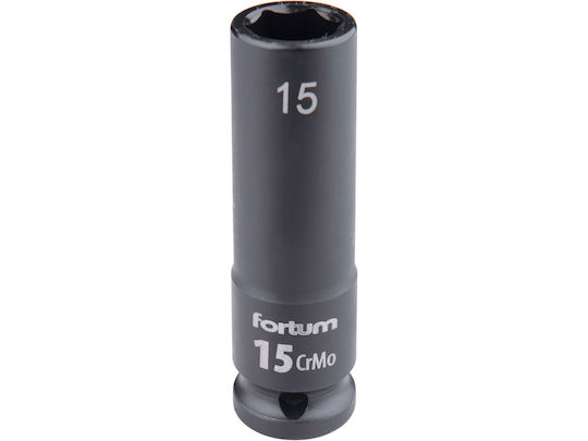 15 Mm Impact Socket Steckschlüssel Fortum 4703215 Crmov Länge 78 Mm