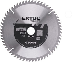 Circular Saw Blade Extol Craft 250x2.8x30mm 60t 19113 Circular Saw Blade Extol Craft 250x2.8x30mm 60t 19113