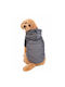 Glee Glee Waterproof Gray Dog Coat with Back Length 44 cm