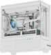 Thermalright TL-M10 Геймърска Micro Tower Кутия За Компютър Със Страничен Прозорец И ARGB Осветление Бяла