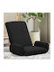 Multifunctional Bean Bag Chair Black 68x51x56cm
