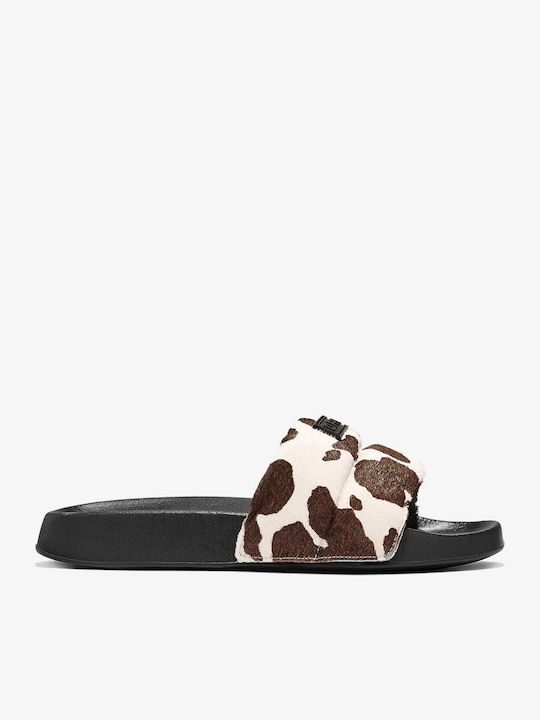 Cow Pony Leather Women's Anatomic Sandals Brown