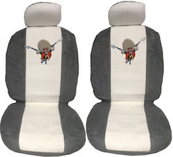 Looney Tunes Autositzbezüge Handtuch Yosemite Sam Grau-Weiß 4 Stück Looney Tunes Autositzbezüge Handtuch Yosemite Sam Grau-Weiß 4 Stück