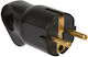 Plug 2p+e 16a 250v Ring Legrand Black